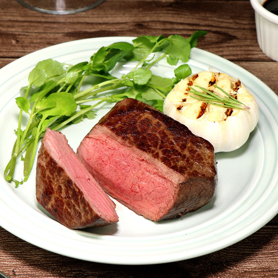 【送料無料】グラスフェッドビーフ3種 7枚食べ比べセット(フィレステーキ2枚、リブロース2枚、サーロイン3枚)