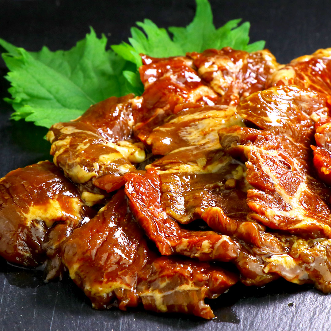 タレ漬け 牛 ハラミ 焼肉用 スライス 200g