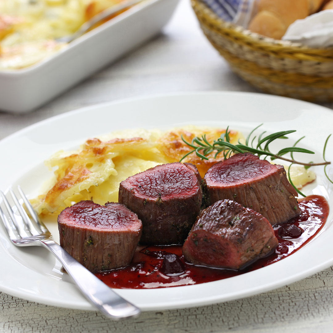 Natural Deer Fillet Block, 2 pieces, 240g, Domestic