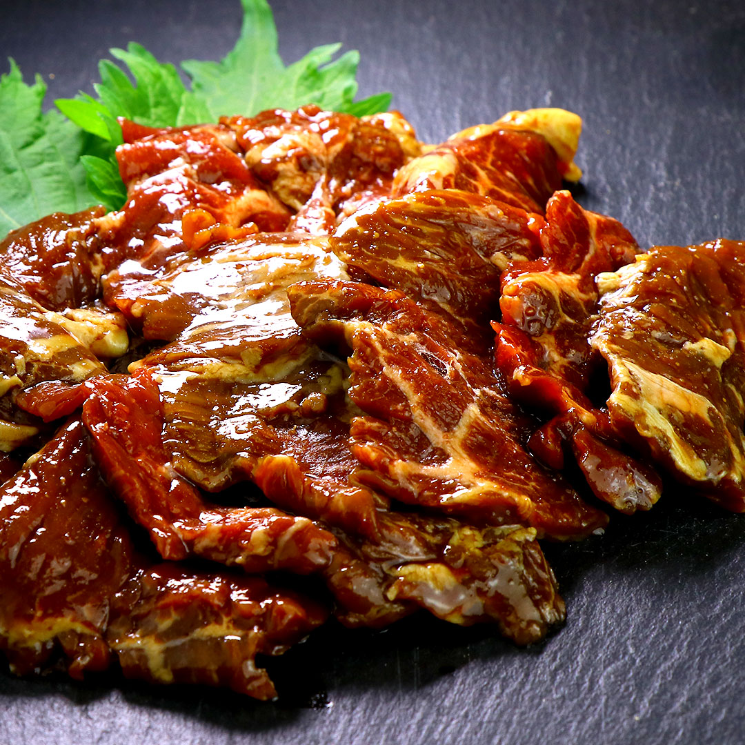 タレ漬け 牛 ハラミ 焼肉用 スライス 200g