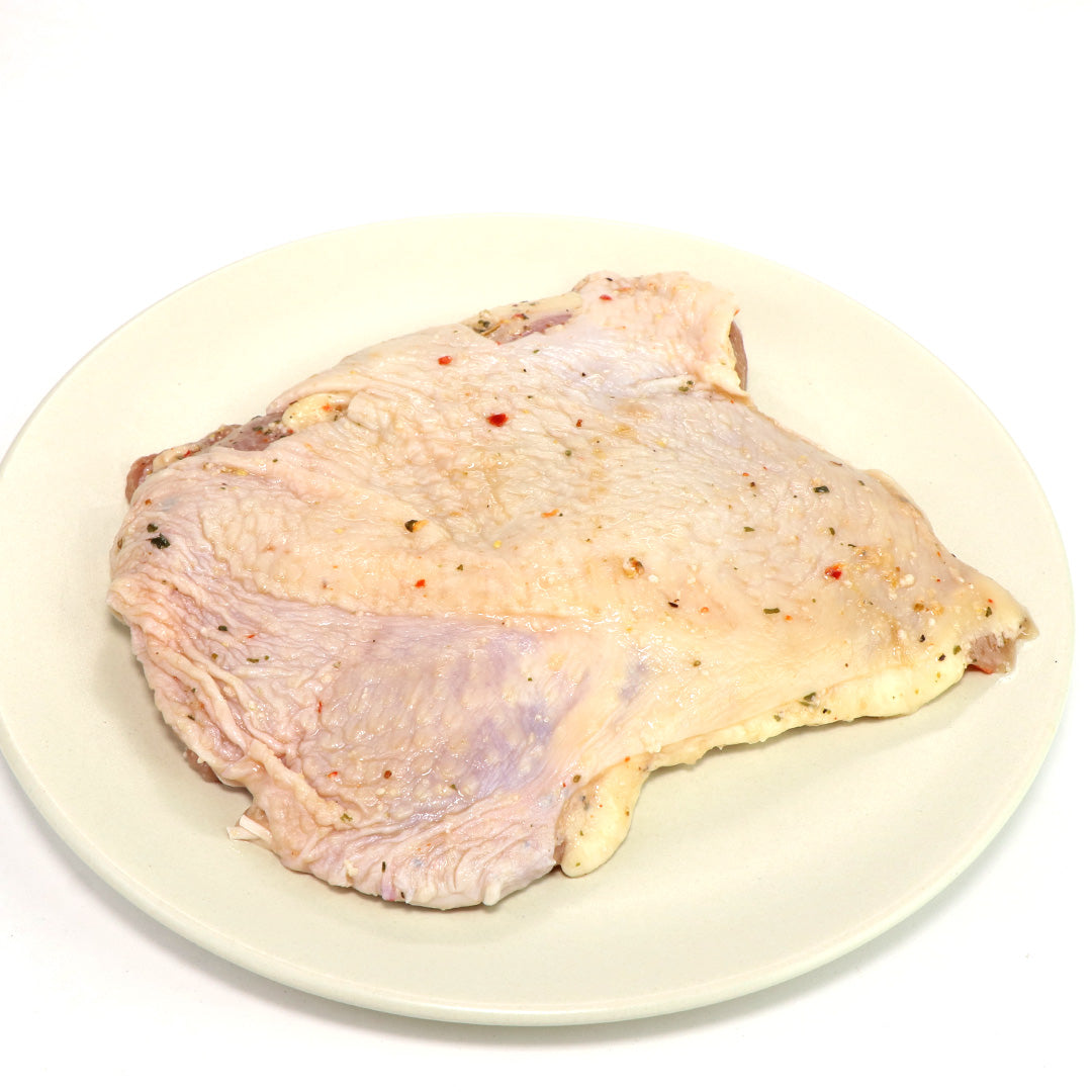 【ハーブ麹漬け】錦爽どりの骨なしモモ肉 (きんそうどり) 220g 未加熱 ハナマルキ（株）コラボレーション商品