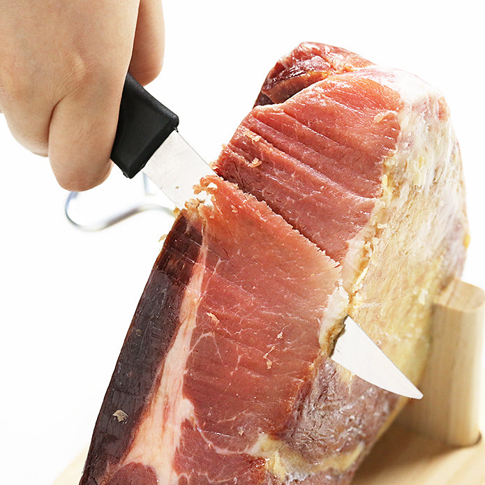スペイン産 ミニ・ハモン 生ハム 1kg 台座・ナイフ付き（冷蔵発送）