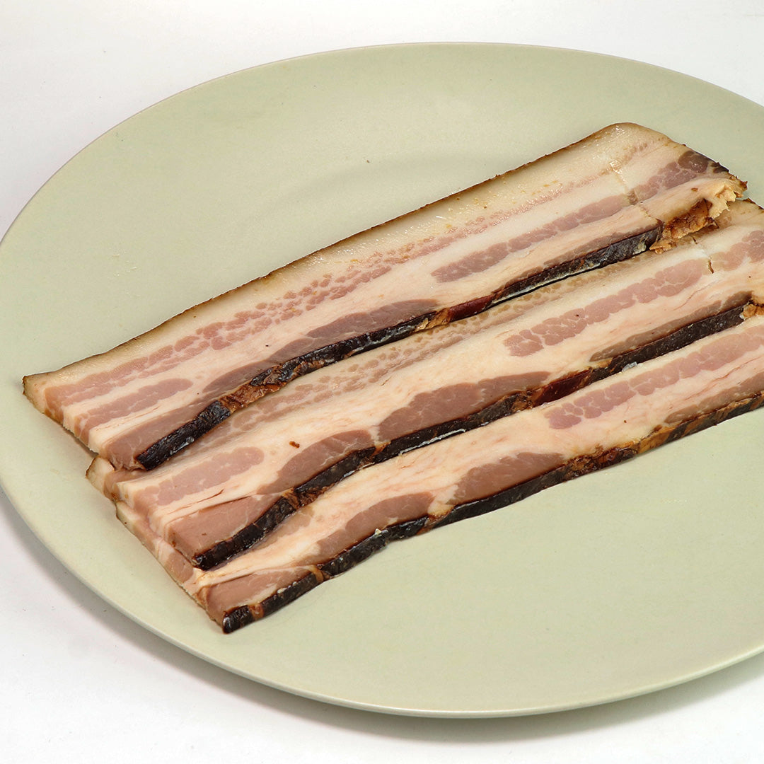 ミートガイオリジナルスモークベーコン150g 5mmスライス