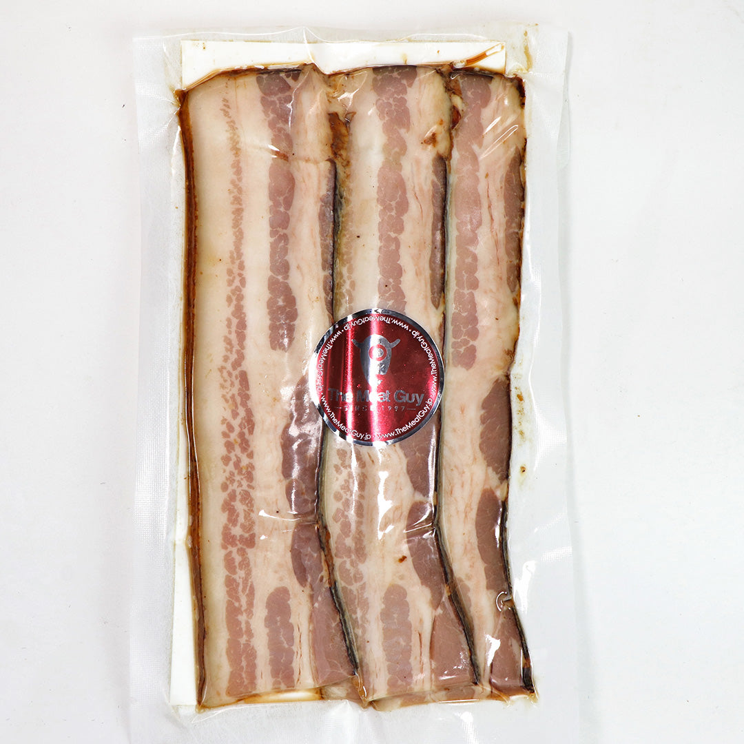ミートガイオリジナルスモークベーコン150g 5mmスライス