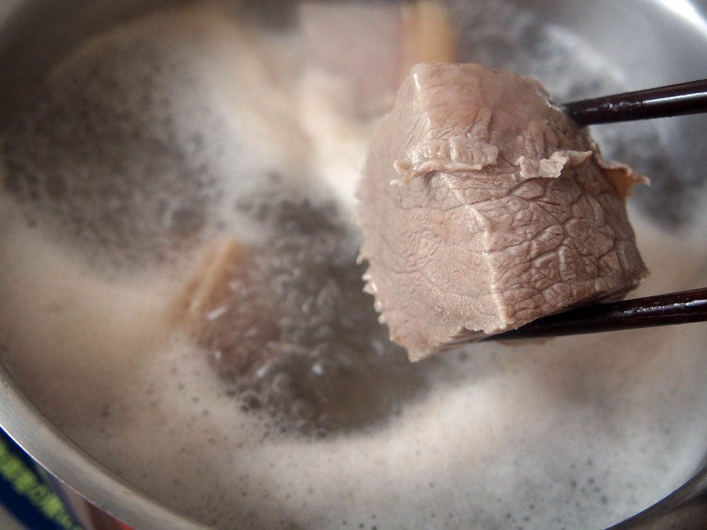 煮込み料理の時は下茹でをする