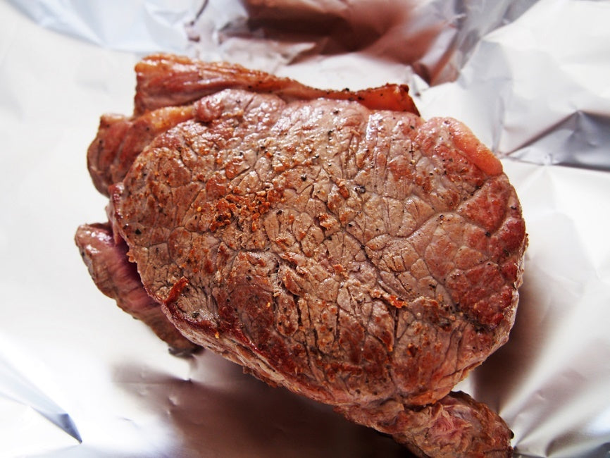 Roast beef grill marks