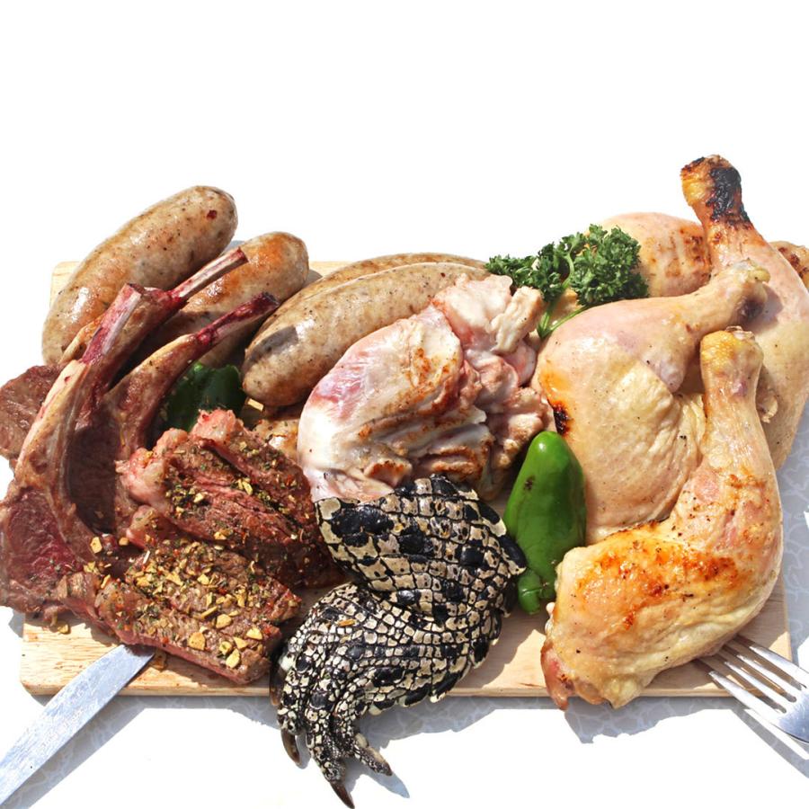 送料無料 極 インパクト絶大！BBQセット 2.6kg 6-10人前