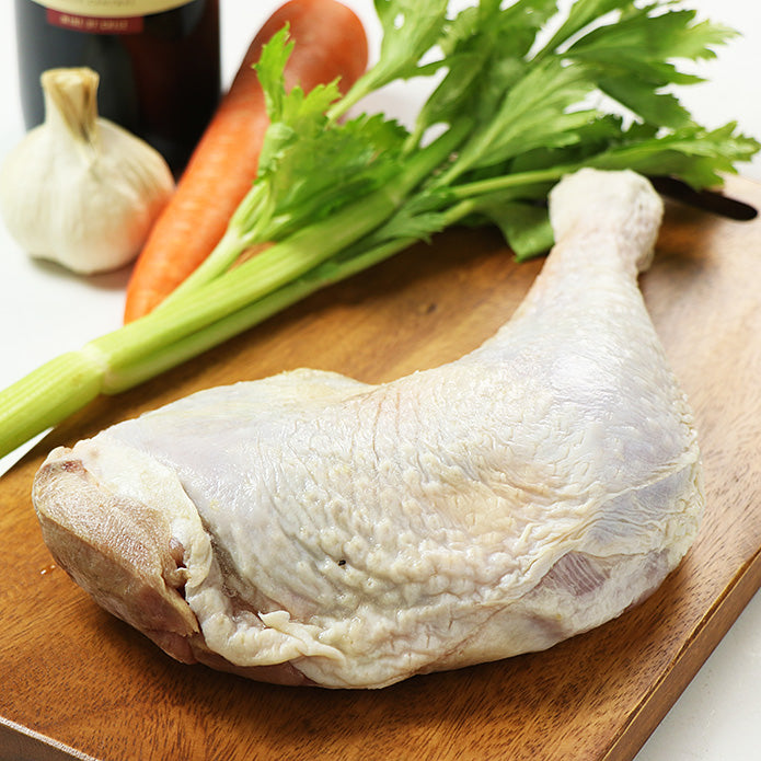 アメリカ産 ターキーレッグ 未加熱・生（七面鳥足）600g